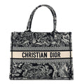 Canvas Embroidered Medium Dioriviera Toile De Jouy Book Tote Blue £¨ Direct shipment via from wholesalehk.shop