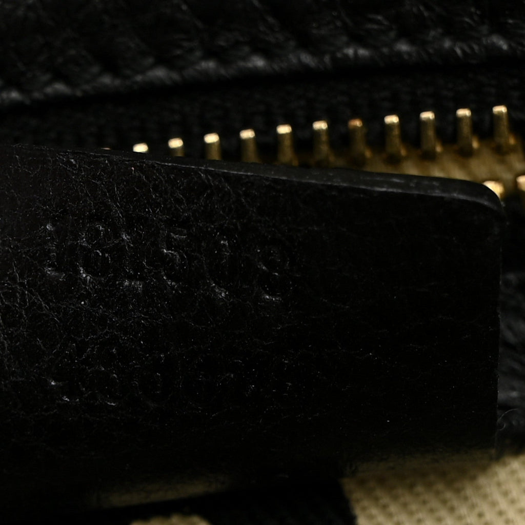 Calfskin Guccissima Signoria Bowler Bag Black £¨ Direct shipment via from wholesalehk.shop