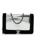 Velvet Mirror Embellished Boy Wallet On Chain WOC Argent wholesalehk.shop