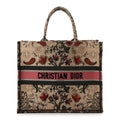 Canvas Embroidered Large Broderie Dior Flowers Book Tote Multicolor £¨ Direct shipment via from wholesalehk.shop