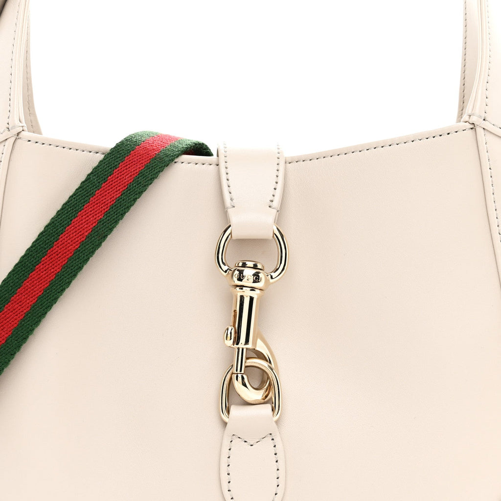 Ancora Calfskin Web Small Jackie Shoulder Bag Light Grey £¨ Direct shipment via from wholesalehk.shop