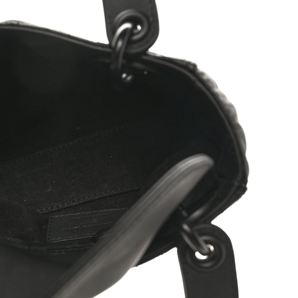 Ultra Matte Calfskin Cannage Mini Lady Dior Black wholesalehk.shop