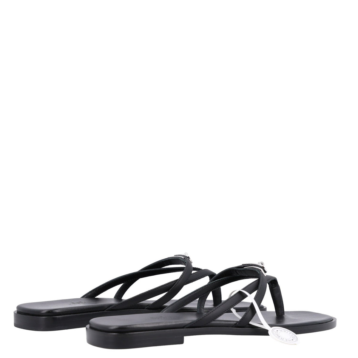 Calfskin Miss Sandals 39 Black wholesalehk.shop