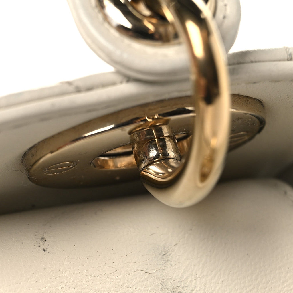 Lambskin Cannage Small My ABCDior Lady Dior Latte wholesalehk.shop