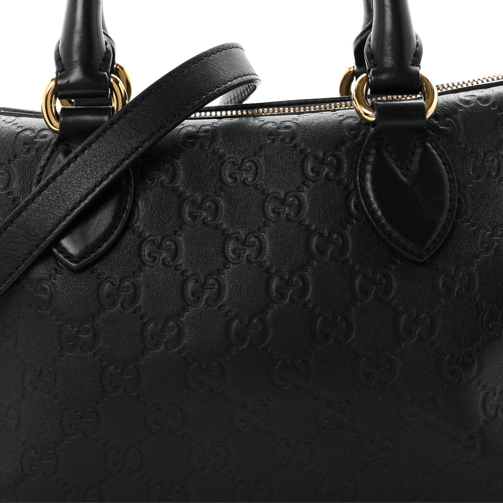 Guccissima Signature Boston Black £¨ Direct shipment via from wholesalehk.shop