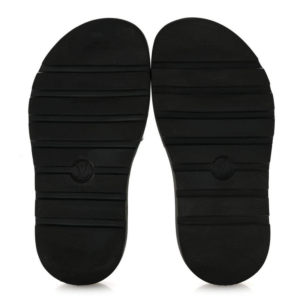 Satin Pool Pillow Flat Comfort Mule 38 Green Black £¨ Direct shipment via from wholesalehk.shop