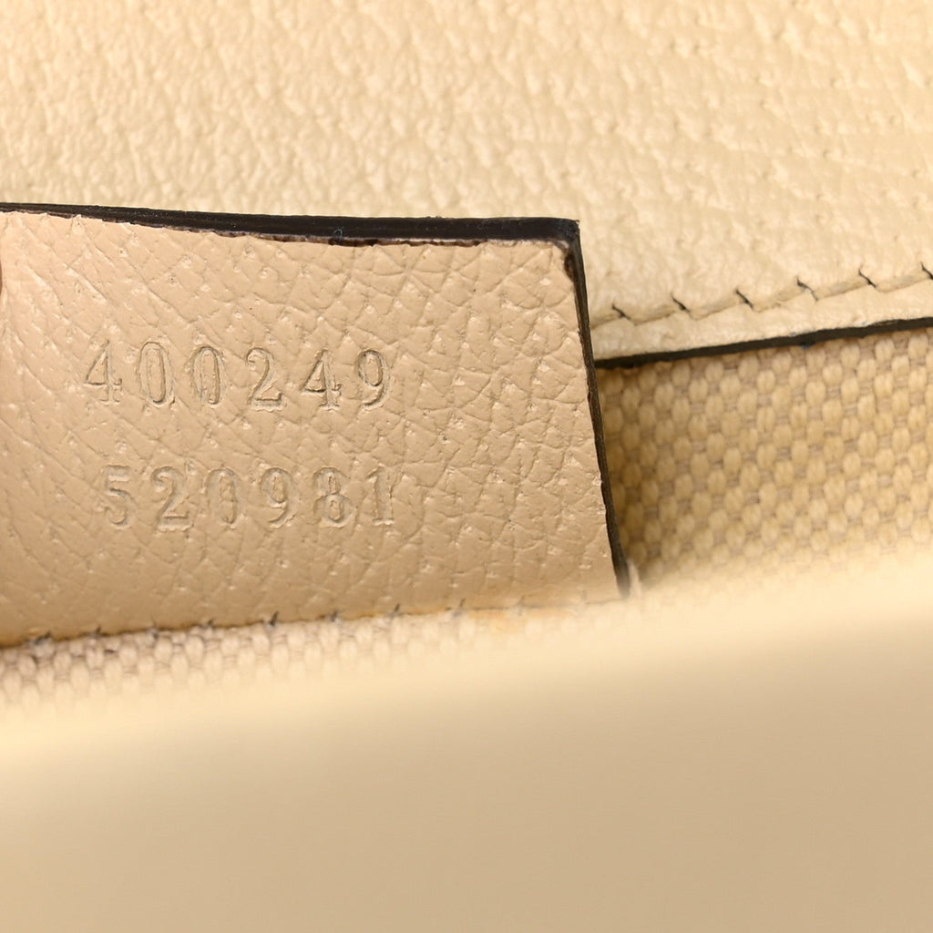 Textured Calfskin Crystal Small Dionysus Shoulder Bag Mystic White wholesalehk.shop