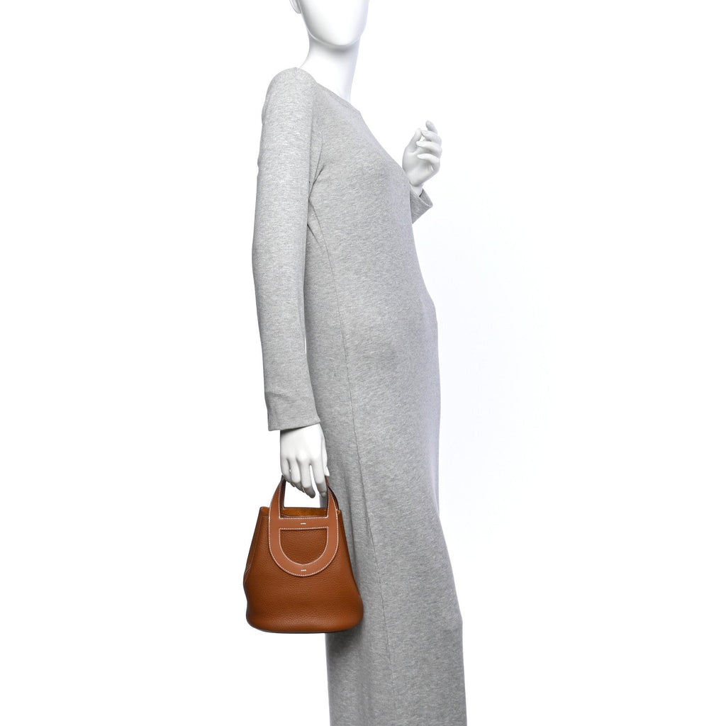 Taurillon Clemence Swift In-The-Loop 18 Bag Gold £¨ Direct shipment via from wholesalehk.shop