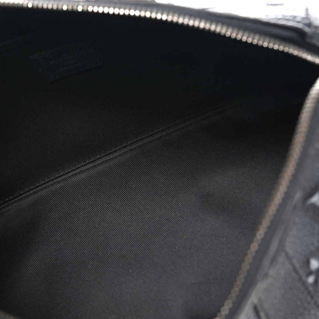 Cowhide Faded Monogram City Keepall Charcoal wholesalehk.shop