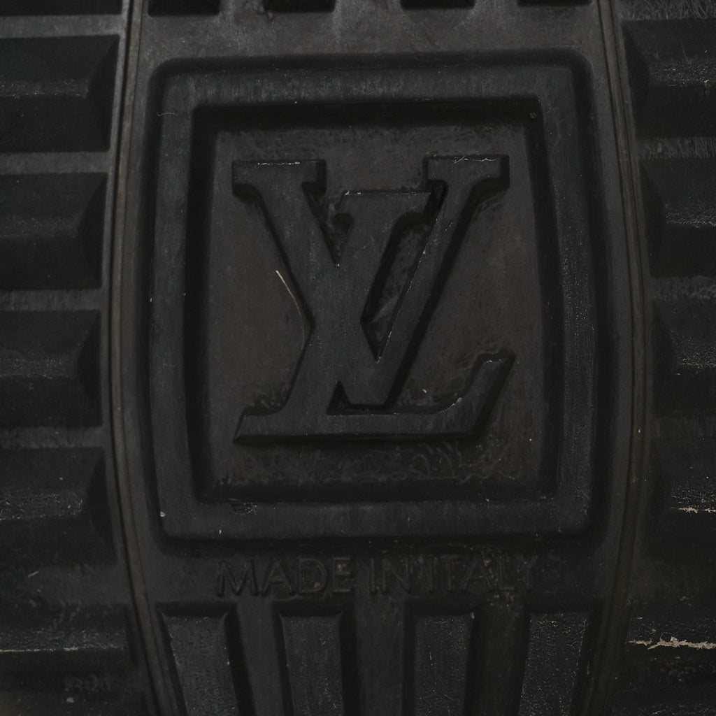 Suede Monogram Run Away Sneakers 36.5 Black £¨ Direct shipment via from wholesalehk.shop