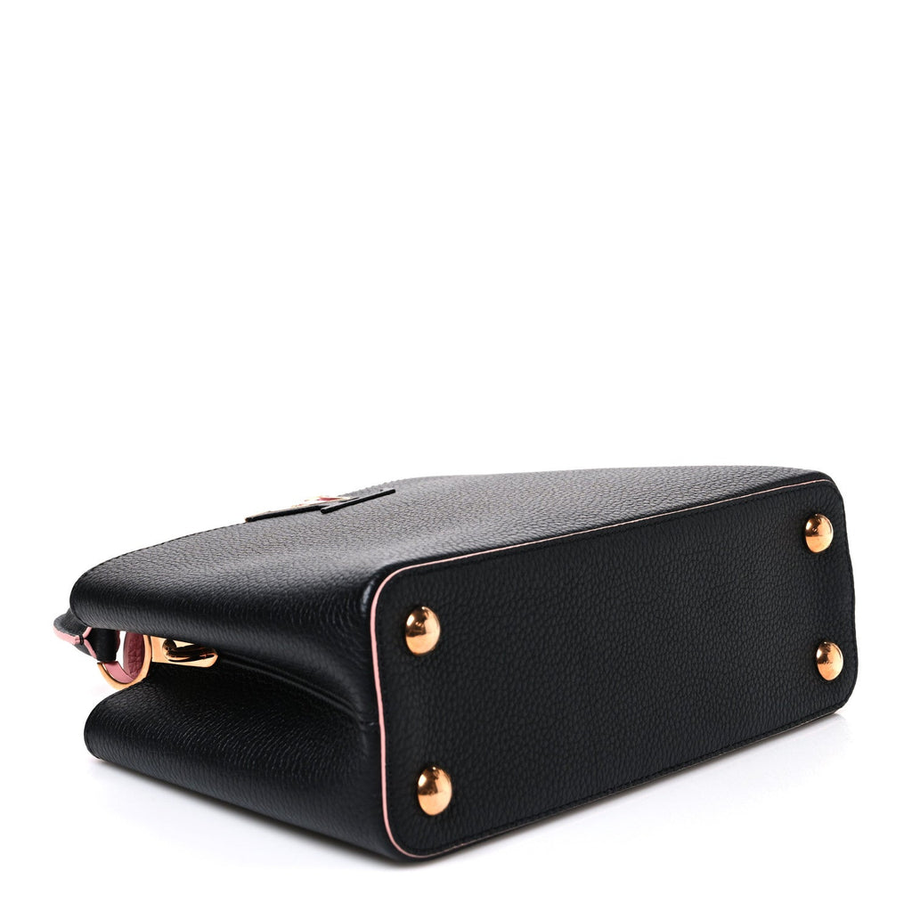 Taurillon Capucines BB Black Pink £¨ Direct shipment via from wholesalehk.shop