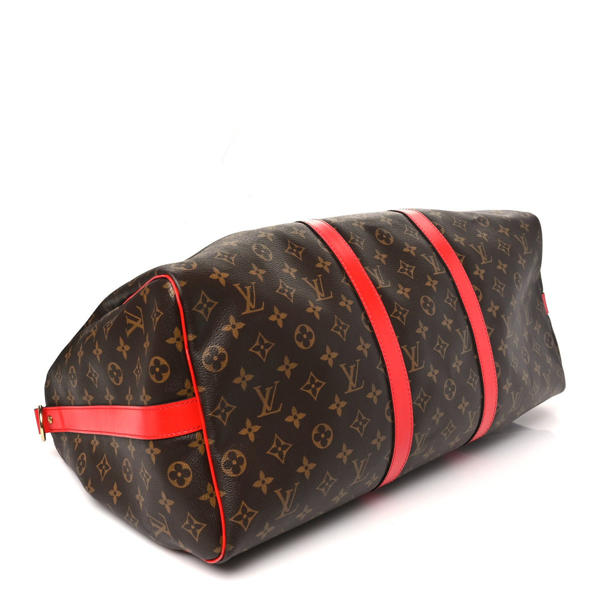 Calfskin Monogram Keepall Bandouliere 50 Coquelicot wholesalehk.shop