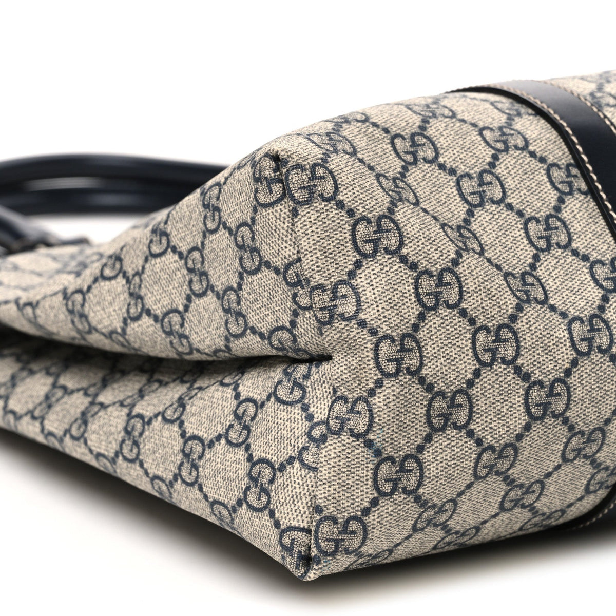 GG Plus Monogram Joy Vertical Tote Navy wholesalehk.shop