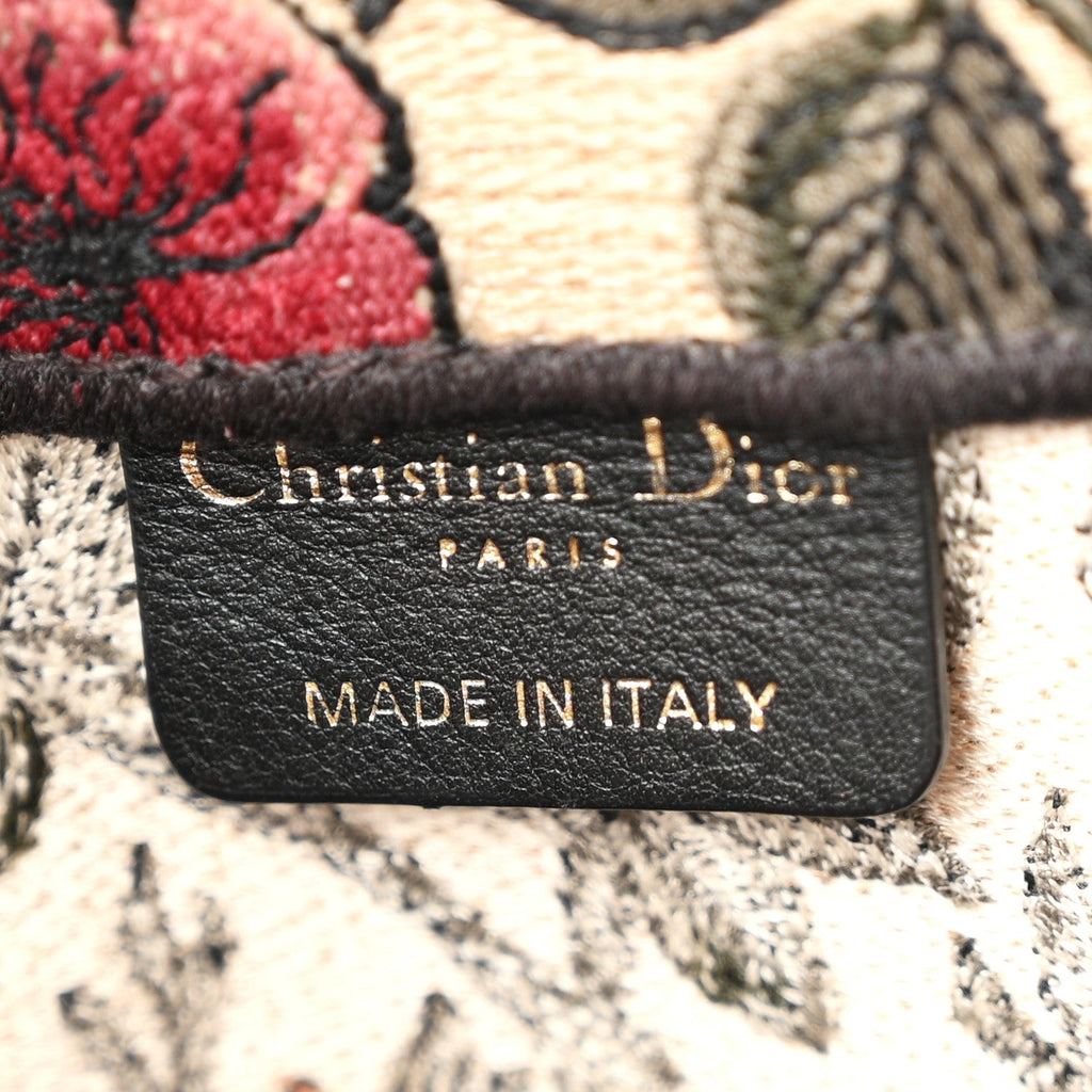 Canvas Embroidered Large Broderie Dior Flowers Book Tote Multicolor £¨ Direct shipment via from wholesalehk.shop