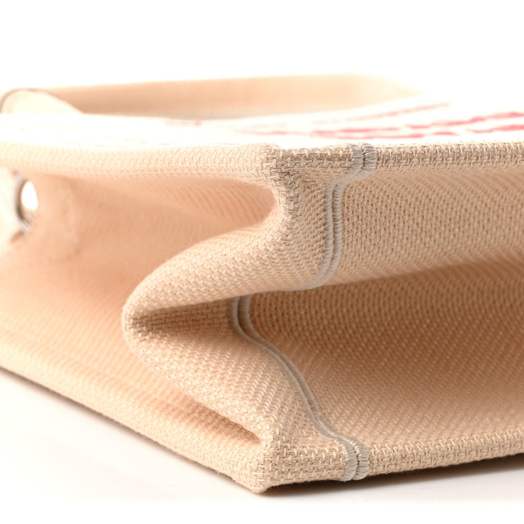 Oblique Embroidered Lace Dior Madame Bovary Small Book Tote With Strap Beige Red £¨ Direct shipment via from wholesalehk.shop