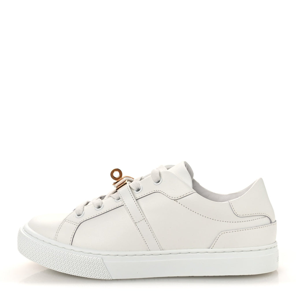 Calfskin Day Sneakers 37 White wholesalehk.shop