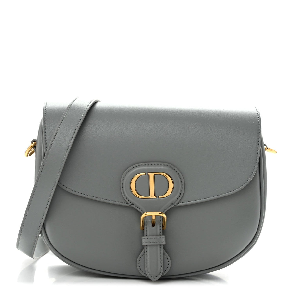 Box Calfskin Medium Bobby Flap Gray wholesalehk.shop