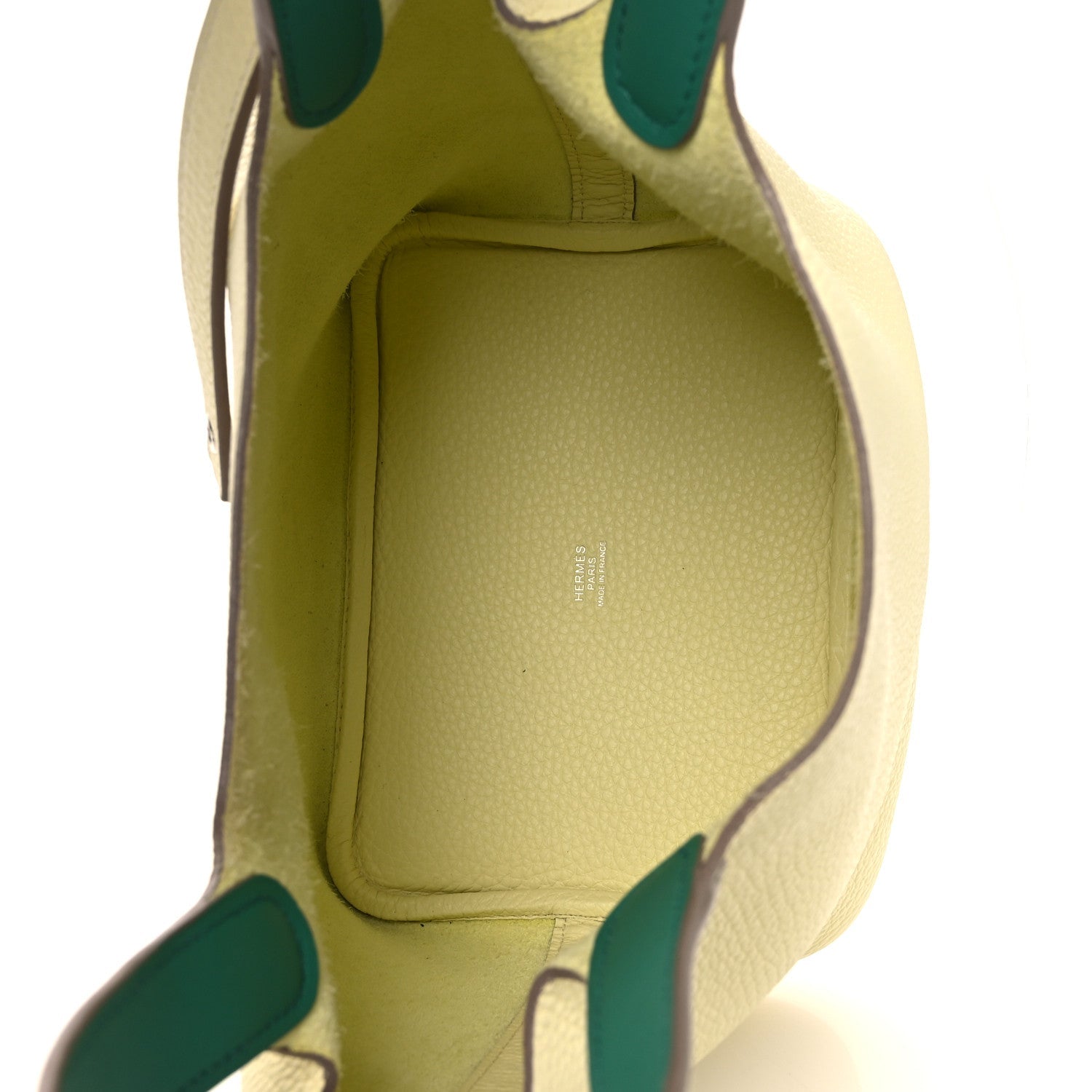 Taurillon Clemence Swift Eclat Picotin Lock 18 PM Jaune Milton Vert Vertigo £¨ Direct shipment via from wholesalehk.shop