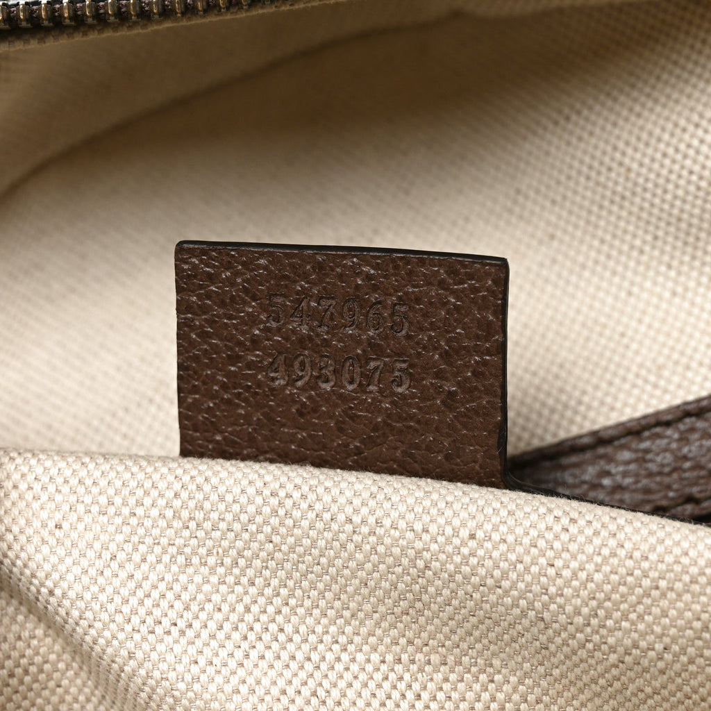 GG Supreme Monogram Calfskin Web Small Ophidia Day Backpack Beige Ebony New Acero wholesalehk.shop