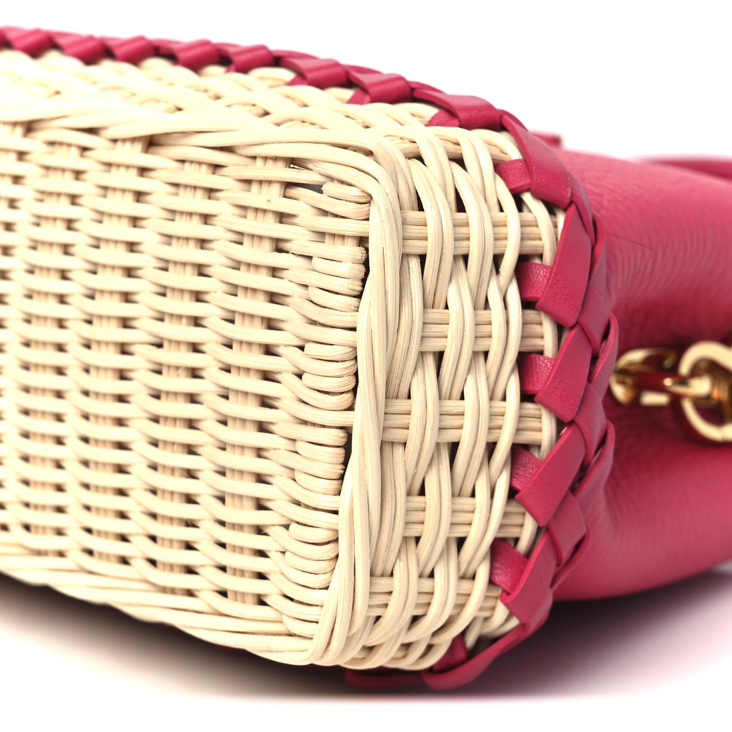 Rattan Taurillon Capucines Mini Magenta £¨ Direct shipment via from wholesalehk.shop