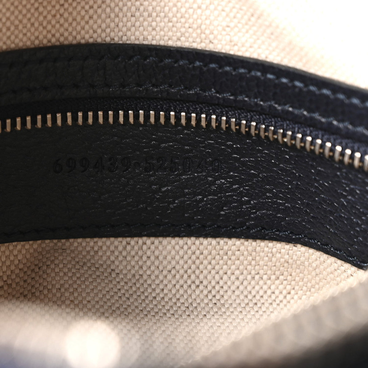GG Supreme Monogram Textured Dollar Calfskin Web Ophidia Wristlet Shoulder Bag Black Blue wholesalehk.shop