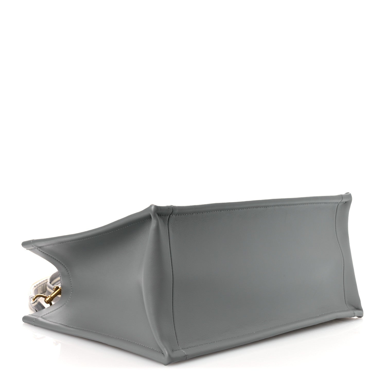 Oblique Chambray Calfskin Medium Book Tote With Strap Grey Latte £¨ Direct shipment via from wholesalehk.shop