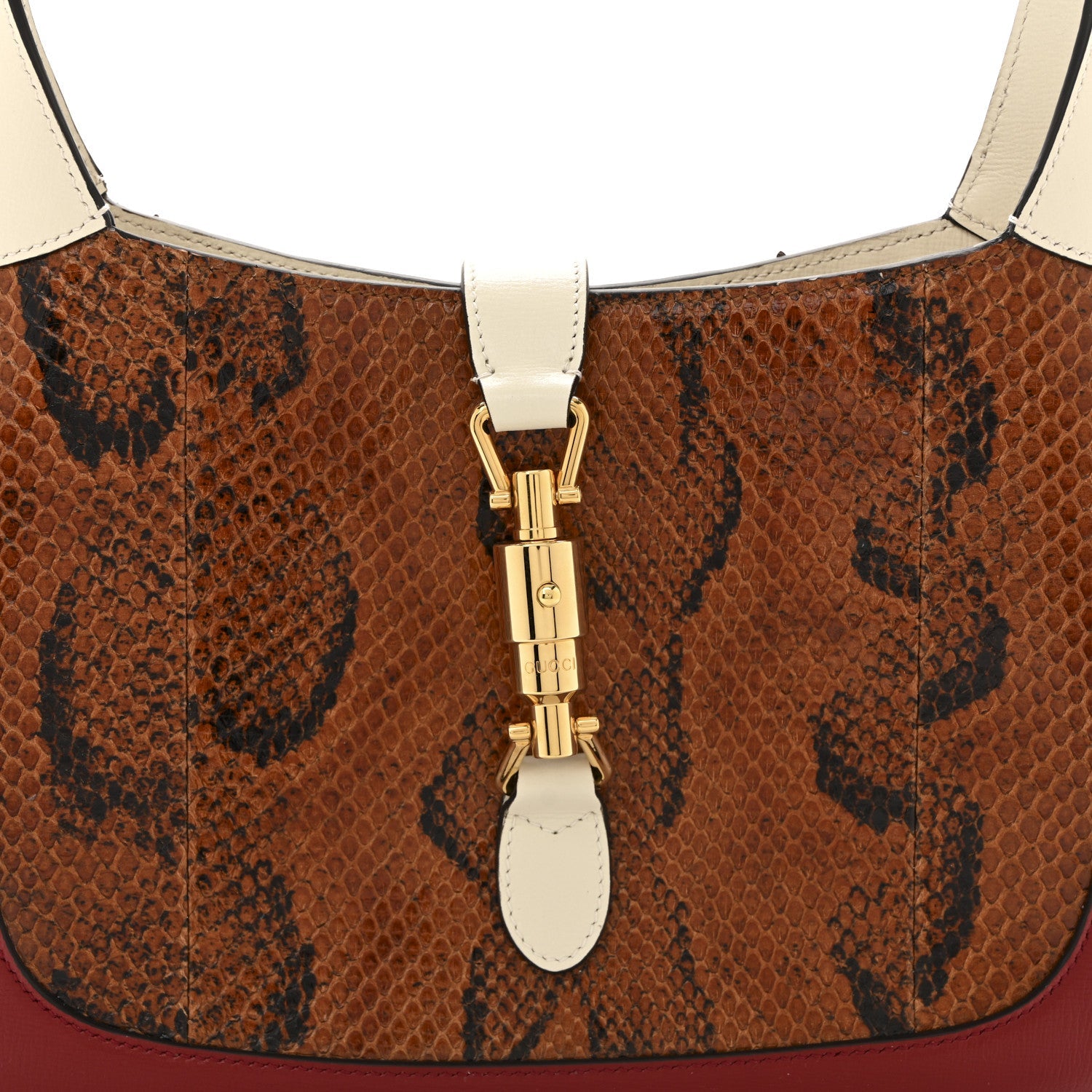 Snakeskin Calfskin Small Jackie 1961 Hobo Brown Multicolor £¨ Direct shipment via from wholesalehk.shop