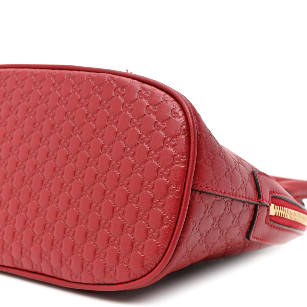 Soft Microguccissima Mini Dome Bag Rosso £¨ Direct shipment via from wholesalehk.shop