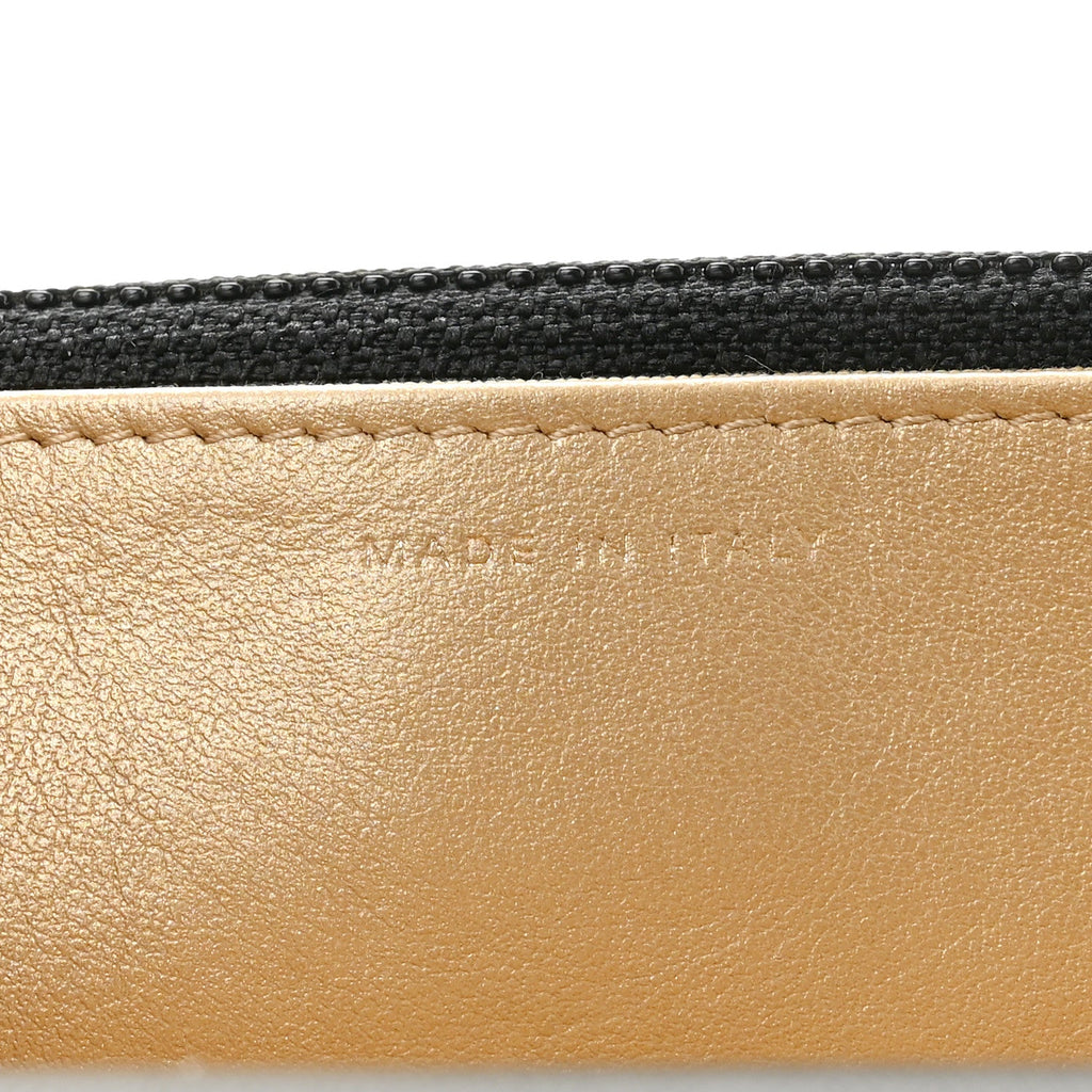 Lambskin Quilted CC Pearl Crush Wallet on Chain WOC Black wholesalehk.shop
