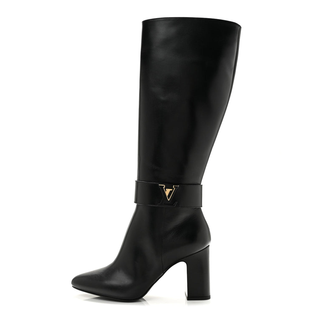 Calfskin Midtown High Boots 40 Black £¨ Direct shipment via from wholesalehk.shop