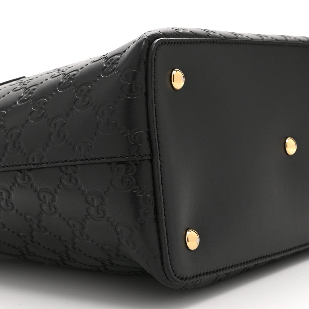 Guccissima Linea A Foldover Tote Black £¨ Direct shipment via from wholesalehk.shop