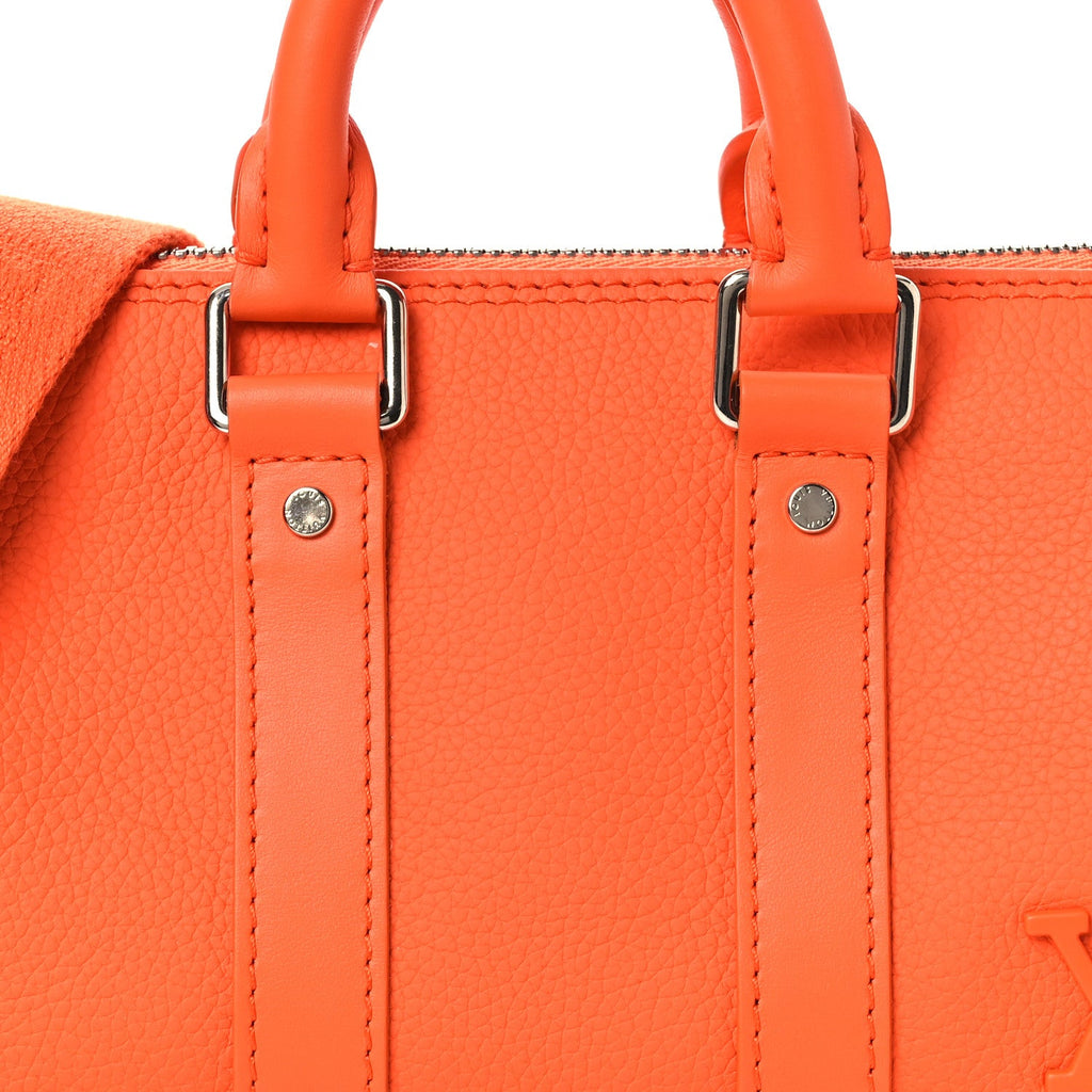 Grained Calfskin Aerogram Keepall XS Orange wholesalehk.shop