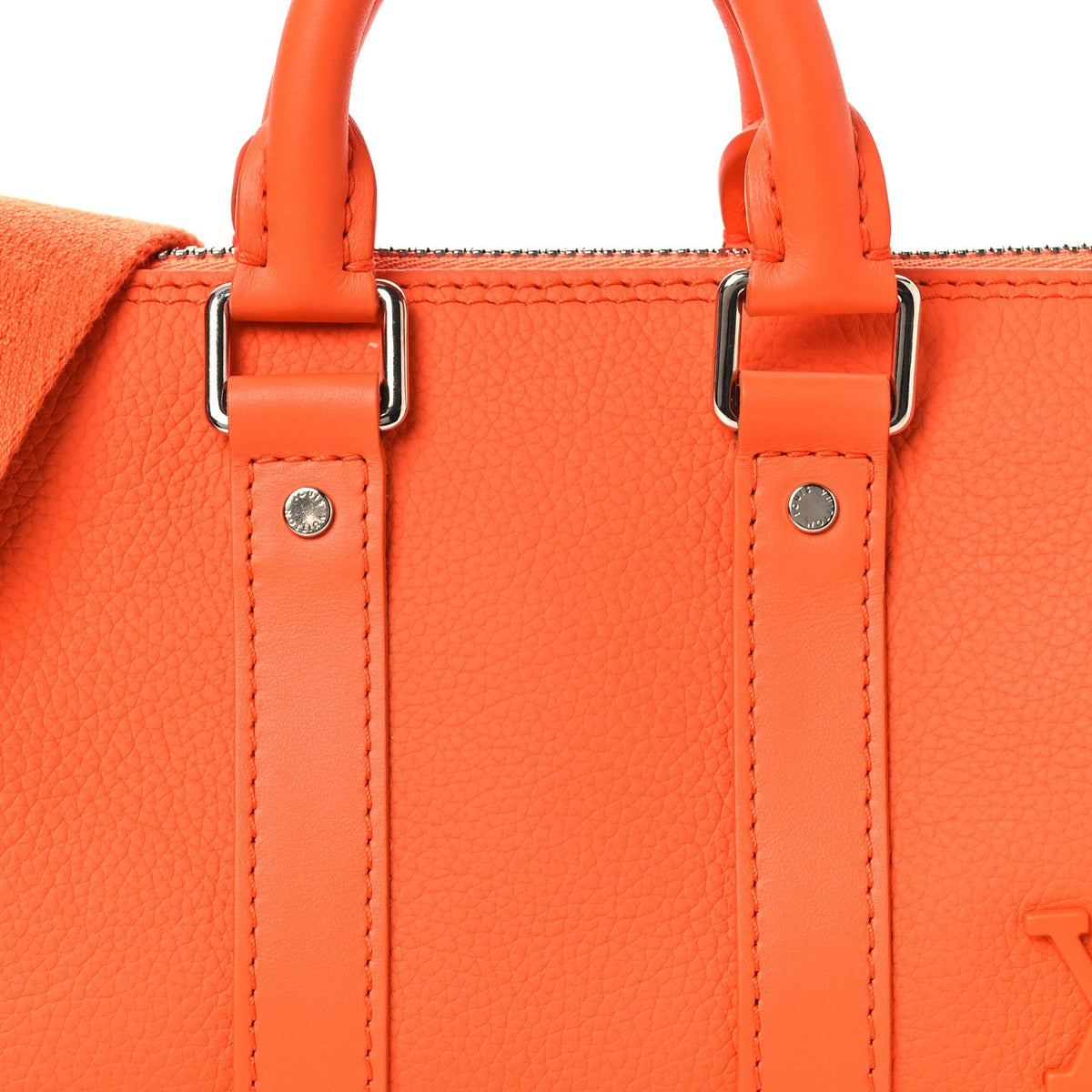 Grained Calfskin Aerogram Keepall XS Orange wholesalehk.shop