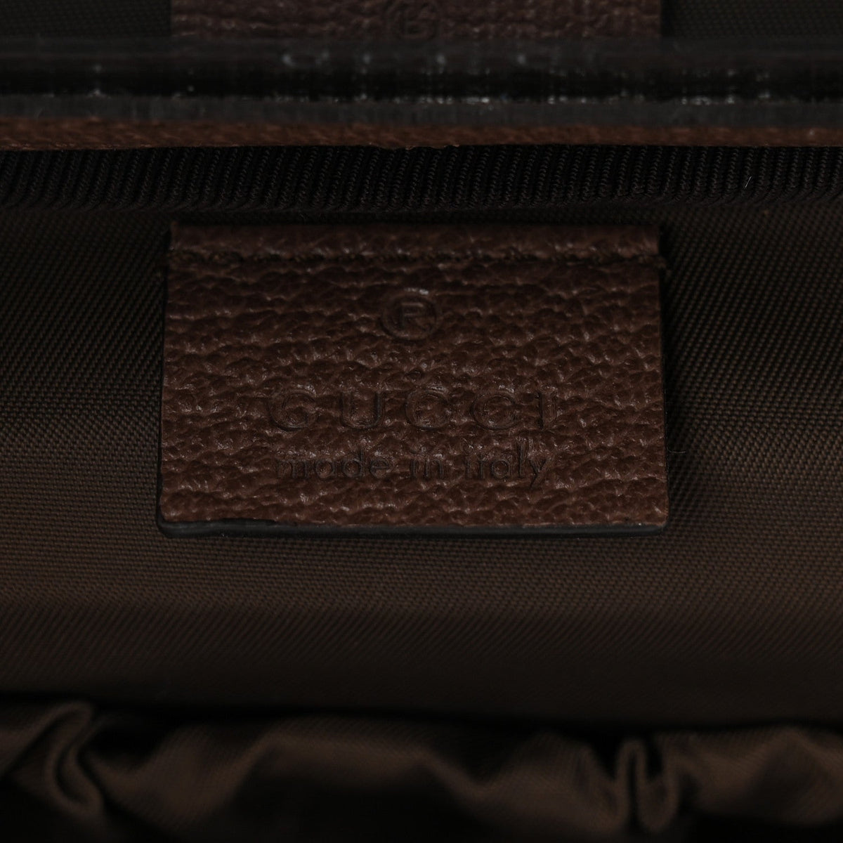 GG Supreme Monogram Textured Calfskin Web Ophidia Vanity Cosmetic Case Beige Ebony New Acero wholesalehk.shop