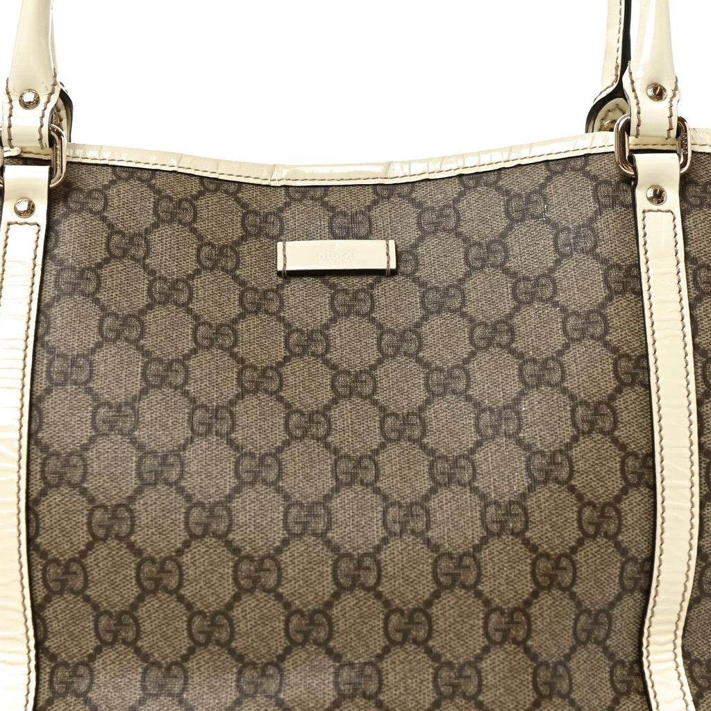 GG Plus Monogram Medium Joy Tote Off White wholesalehk.shop