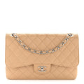 Caviar Quilted Jumbo Double Flap Beige Clair wholesalehk.shop