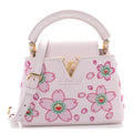 LV X TM Lambskin Beaded Embroidered Mini Cherry Blossom Capucines Pink £¨ Direct shipment via from wholesalehk.shop