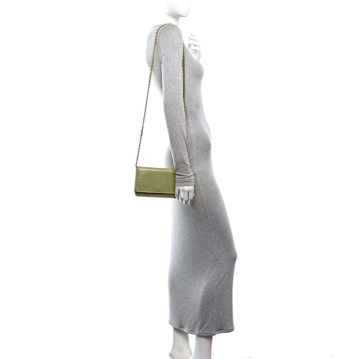 Shiny Lizard Wallet on Chain WOC Green wholesalehk.shop