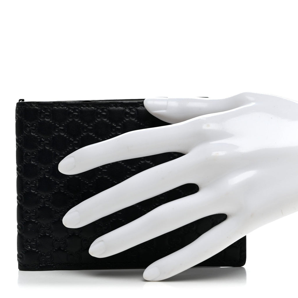 Microguccissima Bi-Fold Wallet Navy £¨ Direct shipment via from wholesalehk.shop