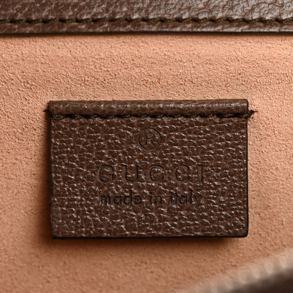 GG Supreme Monogram Textured Dollar Calfskin Top Handle Dionysus Shoulder Bag Beige Ebony New Acero wholesalehk.shop