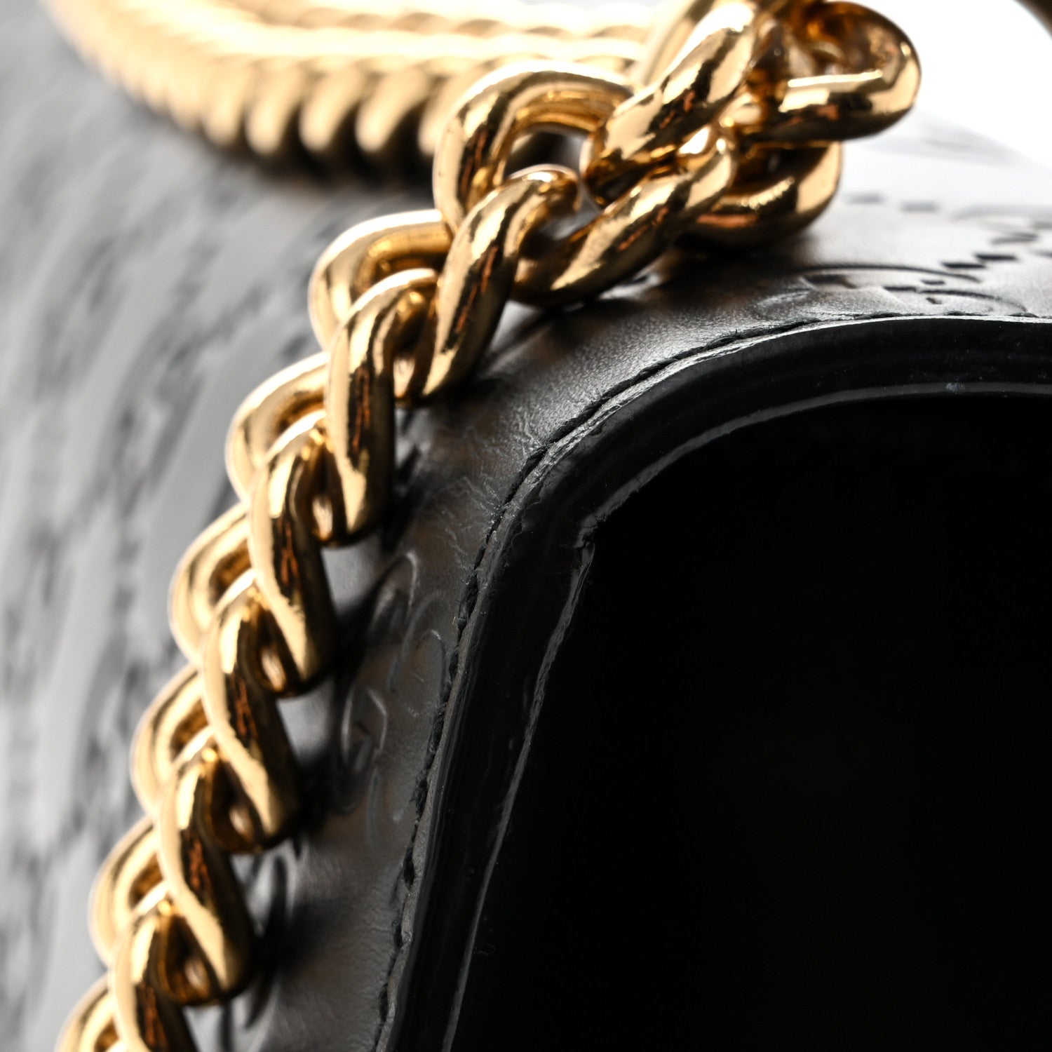 Guccissima Medium Padlock Shoulder Bag Black £¨ Direct shipment via from wholesalehk.shop
