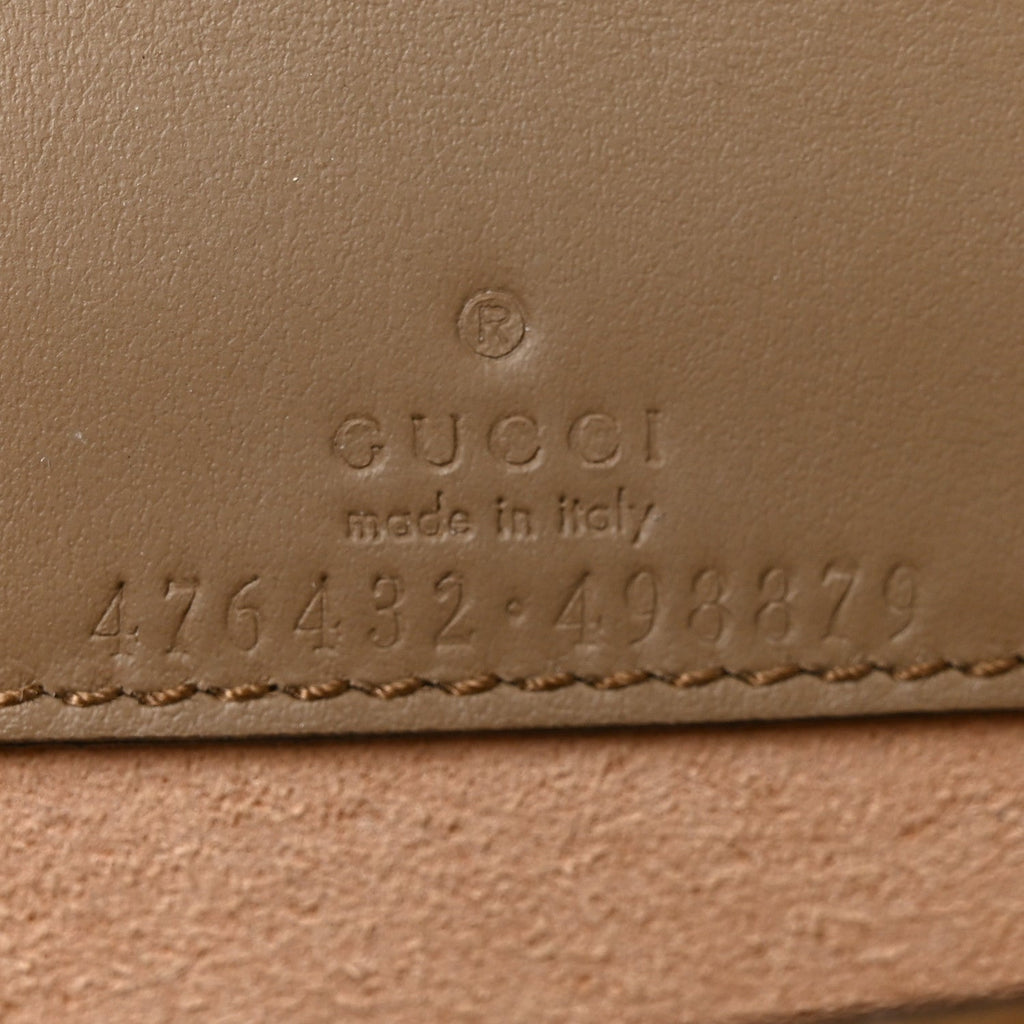 GG Supreme Monogram Super Mini Dionysus Shoulder Bag Taupe wholesalehk.shop