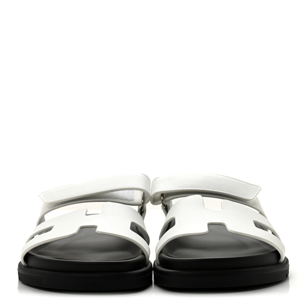 Calfskin Womens Chypre Sandals 36.5 White wholesalehk.shop