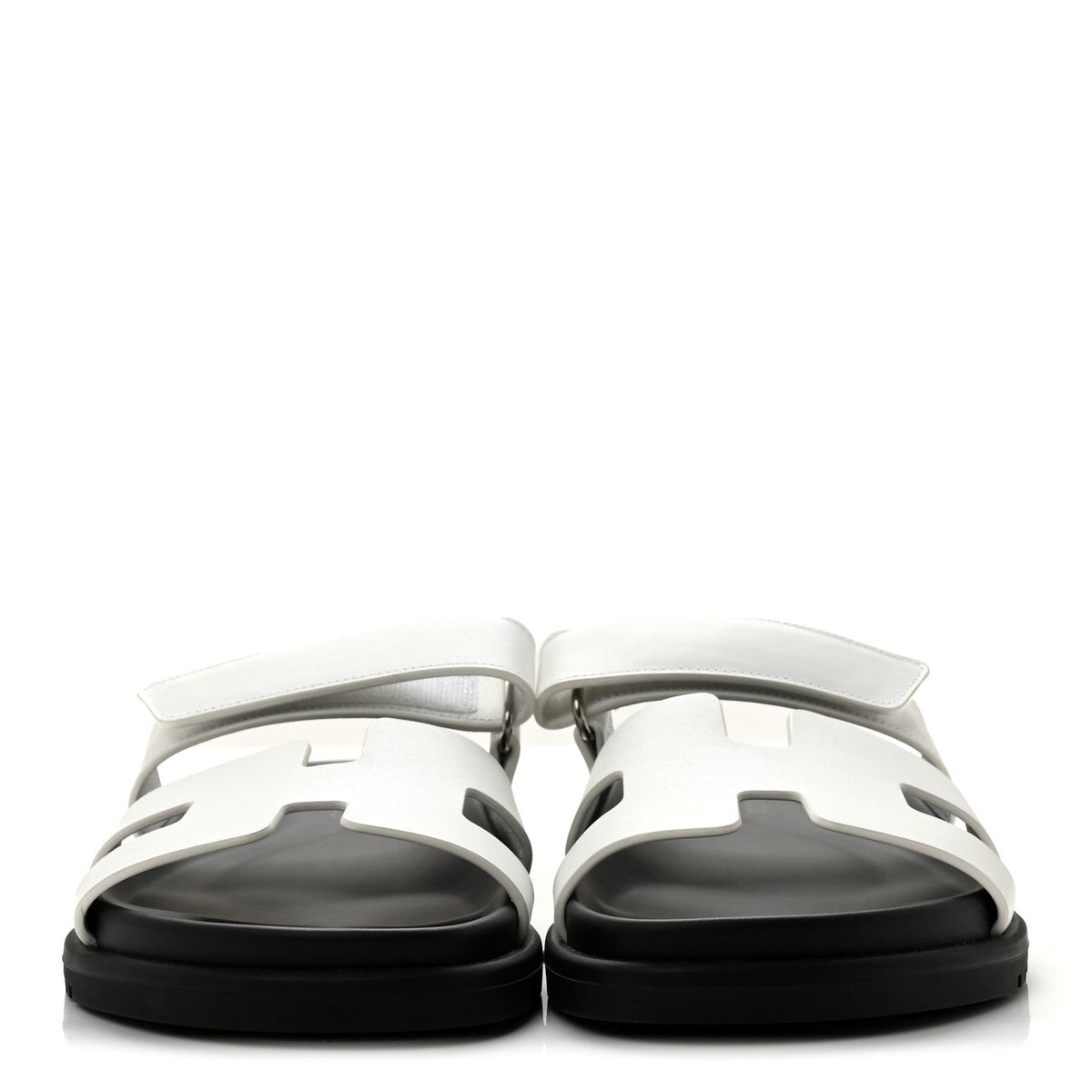 Calfskin Womens Chypre Sandals 36.5 White wholesalehk.shop
