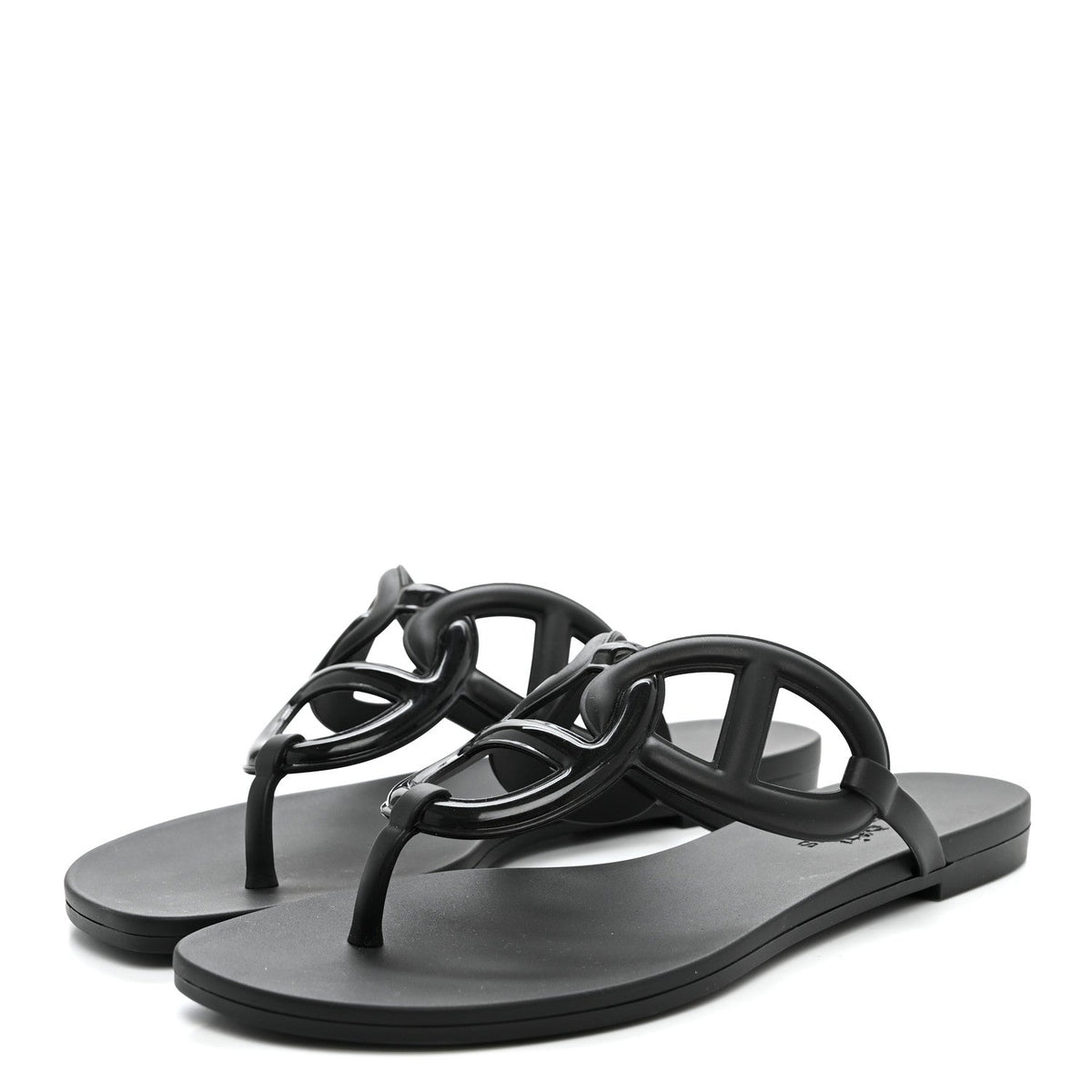 Rubber Womens Egerie Sandals 36 Black wholesalehk.shop