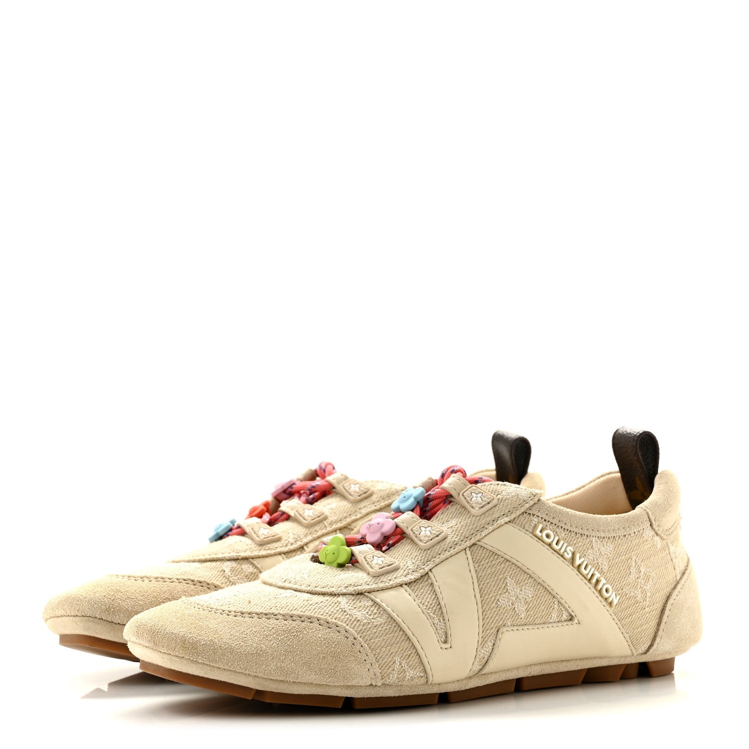 Monogram Denim LV Sneakerina 36 Greige £¨ Direct shipment via from wholesalehk.shop