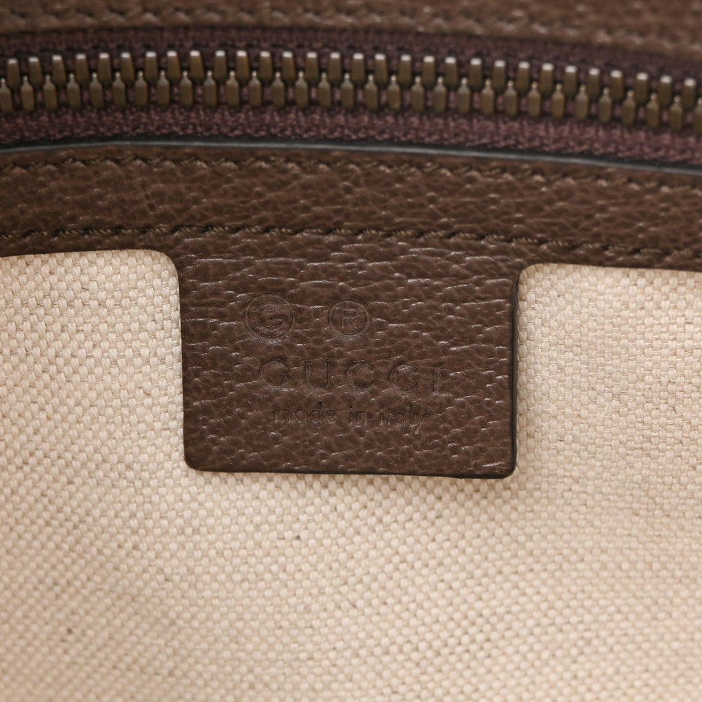 GG Supreme Monogram Web Medium Ophidia Messenger Bag Brown wholesalehk.shop