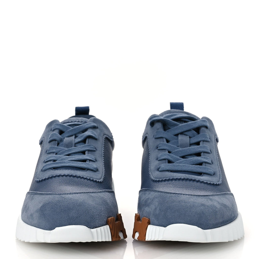 Sport Goatskin Suede Goatskin Womens Bouncing Sneakers 40 Bleu Mer wholesalehk.shop