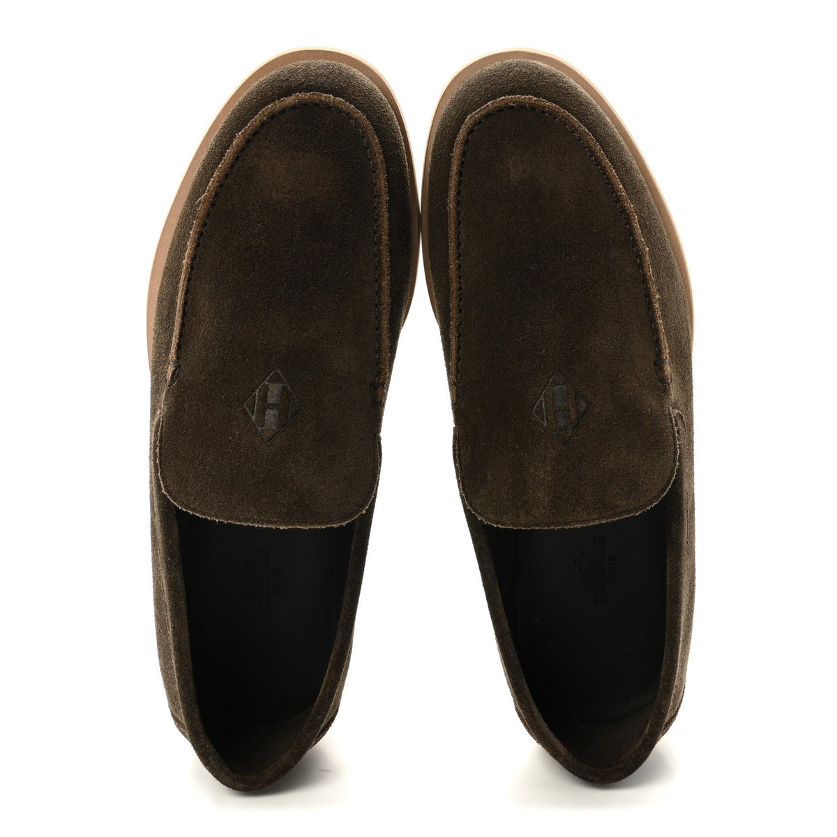 Suede Calfskin Mens Low Loafers 41.5 Ecorce wholesalehk.shop