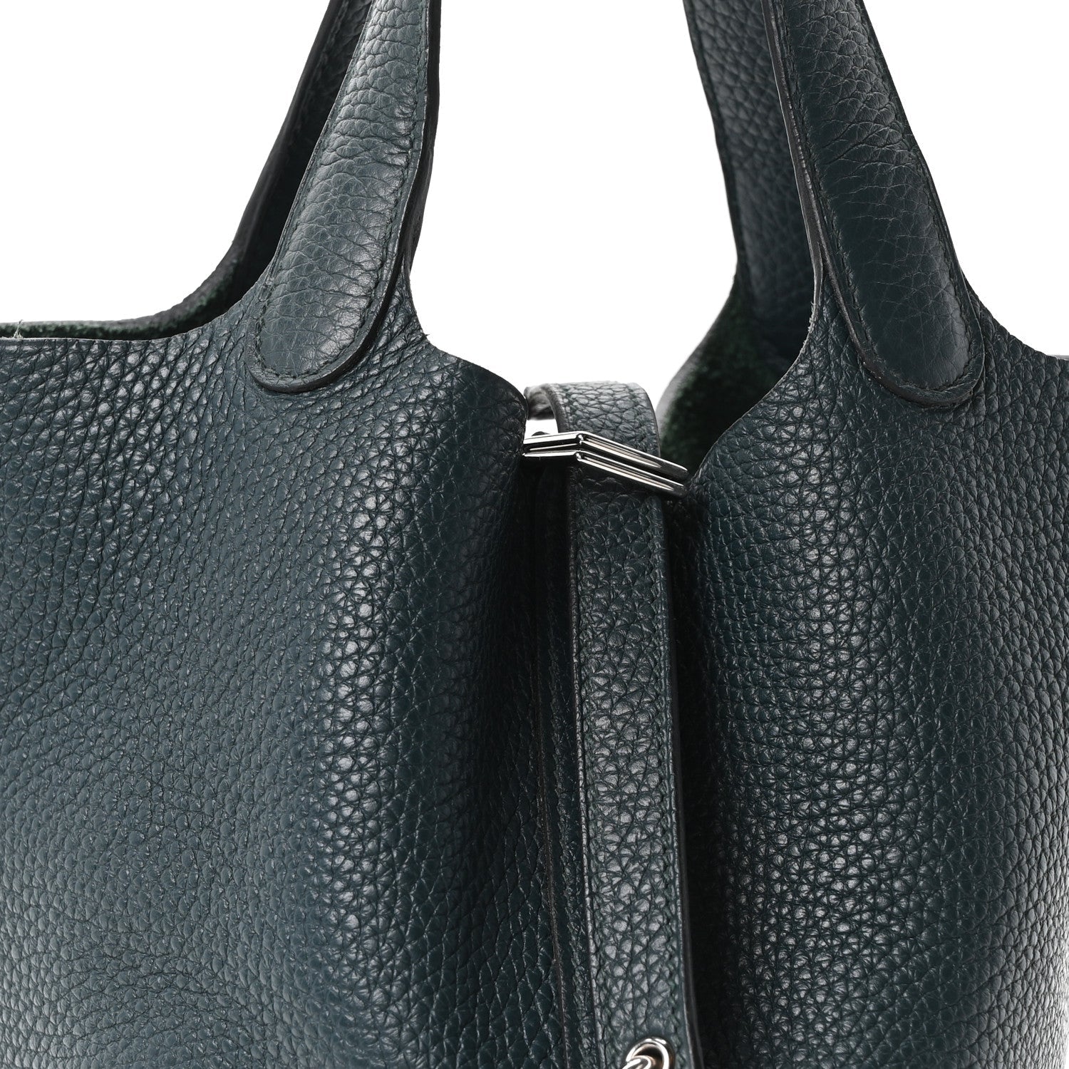 Taurillon Clemence Picotin Lock 18 PM Vert Cypress £¨ Direct shipment via from wholesalehk.shop